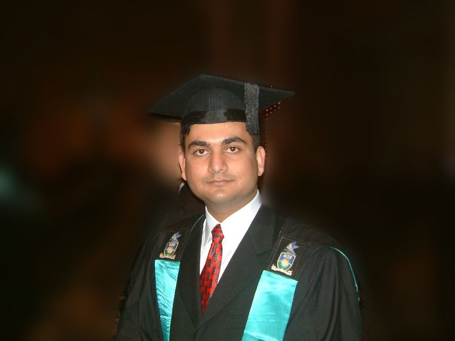Jigar Modi on his graduation day in Australia